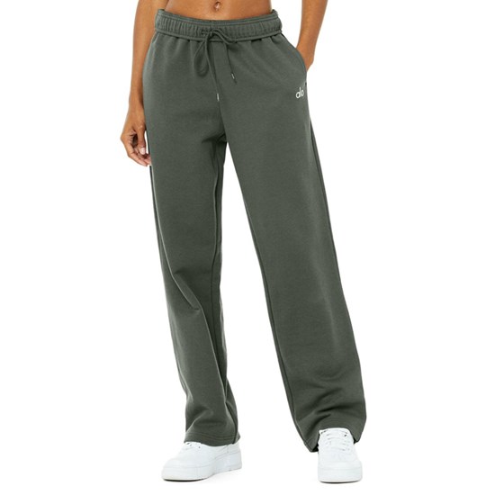 Pantalones Deportivos Alo Yoga Accolade Straight Leg Mujer Verdes | 9157LOFJI