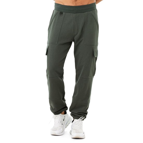 Pantalones Deportivos Alo Yoga Highline Cargo Hombre Verdes | 3968YIJAN