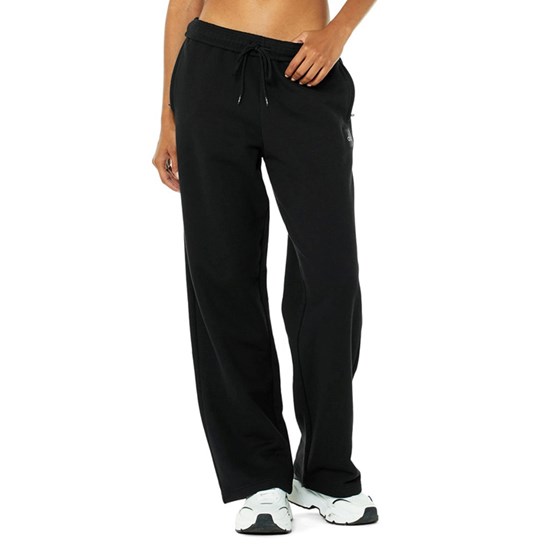 Pantalones Deportivos Alo Yoga Renown Mujer Negros | 4396QCYEX