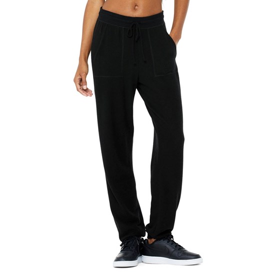 Pantalones Deportivos Alo Yoga Soho Mujer Negros | 7356ZWEXJ