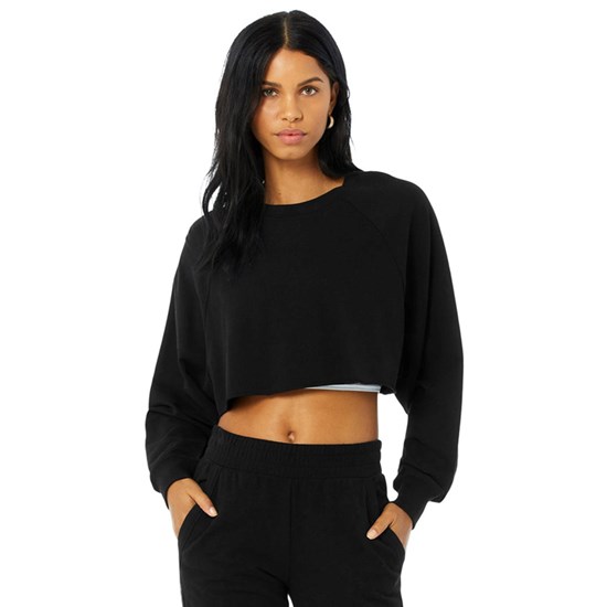 Pullover Alo Yoga Double Take Mujer Negros | 3842YUHSJ