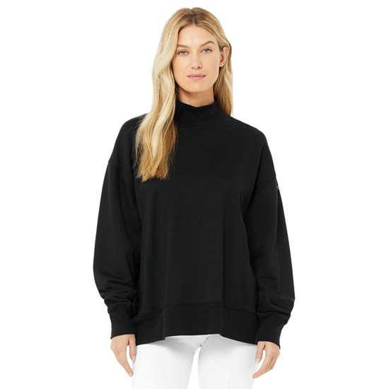 Pullover Alo Yoga Refresh Mujer Negros | 4609DFQGO