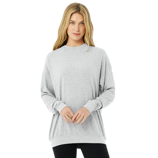 Pullover Alo Yoga Soho Mujer Grises | 7643RZQOM