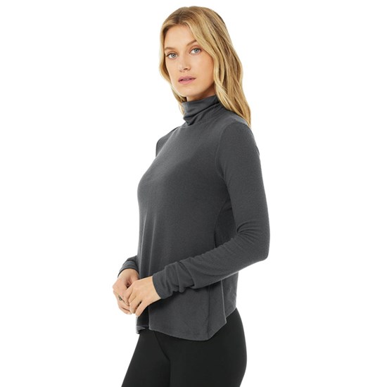 Ropa Alo Yoga Embrace Long Sleeve Mujer Grises | 3281DVXEG