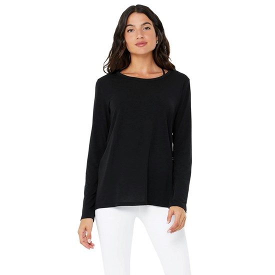 Ropa Alo Yoga Motion Long Sleeve Mujer Negros | 2519CTGRE