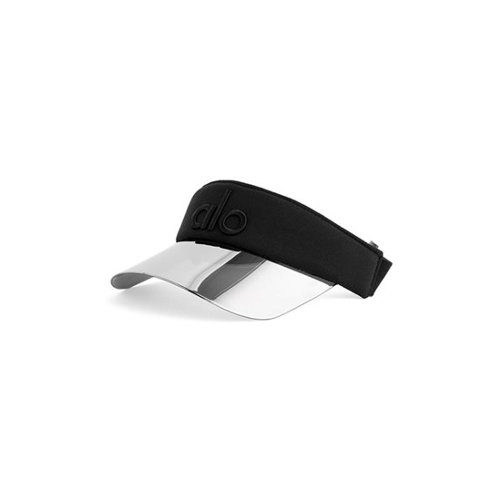 Sombreros Alo Yoga Solar Visor Mujer Negros | 2704KJAOB