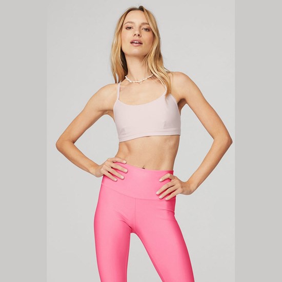 Sujetadores Deportivos Alo Yoga Airlift Intrigue Mujer Rosas | 7241LQSHU