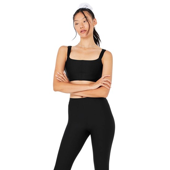 Sujetadores Deportivos Alo Yoga Airlift Corset Mujer Negros | 8904APBWC