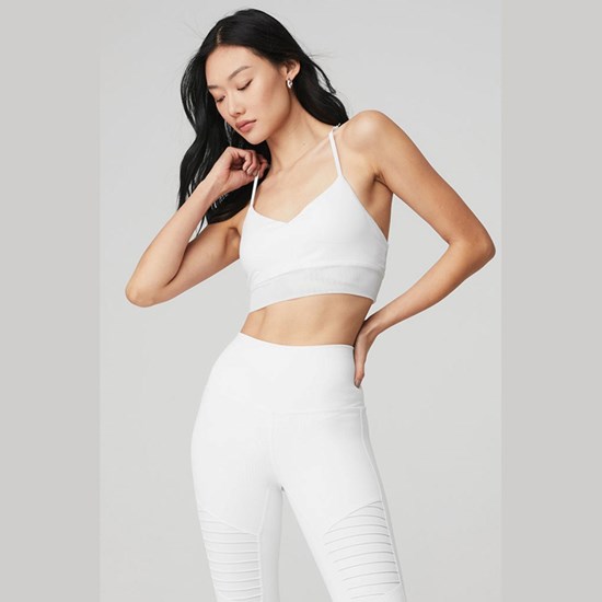 Sujetadores Deportivos Alo Yoga Lavish Mujer Blancos | 3524YSXKU