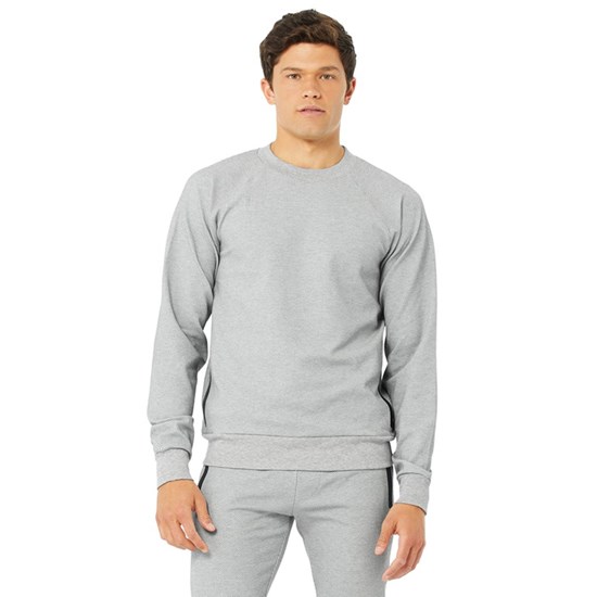 Sweatshirt Alo Yoga Impel Long Sleeve Hombre Grises | 4731HGDPN