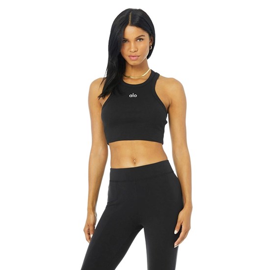 Tank Top Alo Yoga Aspire Mujer Negros | 1950JYHWK