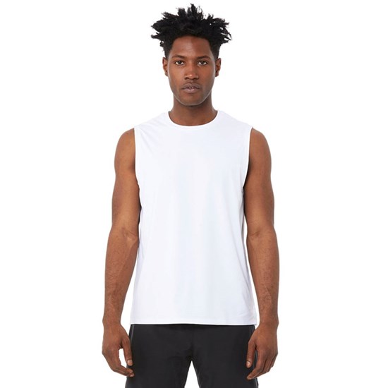 Tank Top Alo Yoga Idol Performance Hombre Blancos | 6912ULPSY