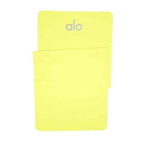 Towel Alo Yoga Grounded No-Slip Hombre Amarillos | 9621YIABO