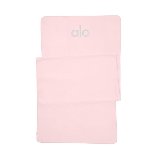 Towel Alo Yoga Grounded No-Slip Hombre Rosas | 2718FHAQB