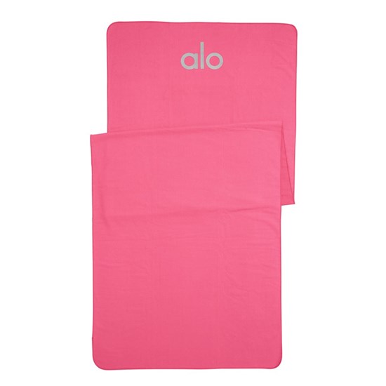 Towel Alo Yoga Grounded No-Slip Hombre Rosas | 7691ZMTFR