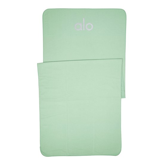 Towel Alo Yoga Grounded No-Slip Hombre Verdes | 3290KORVB