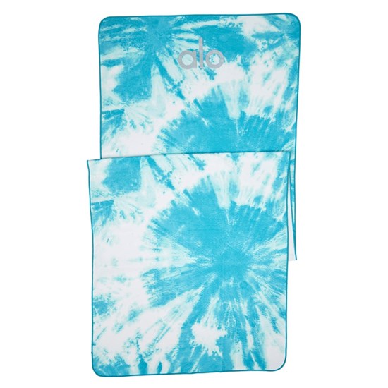 Towel Alo Yoga Tie-Dye Grounded No-Slip Hombre Azules | 0763TBSHU