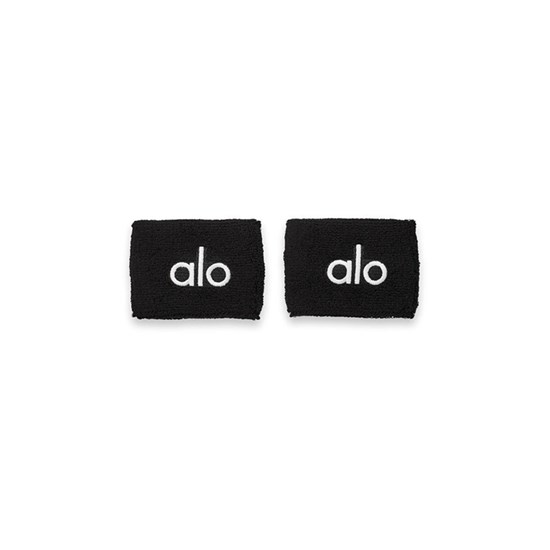 Wristband Alo Yoga Glow Wristband (2-Pack) Mujer Negros | 7902ITMZU